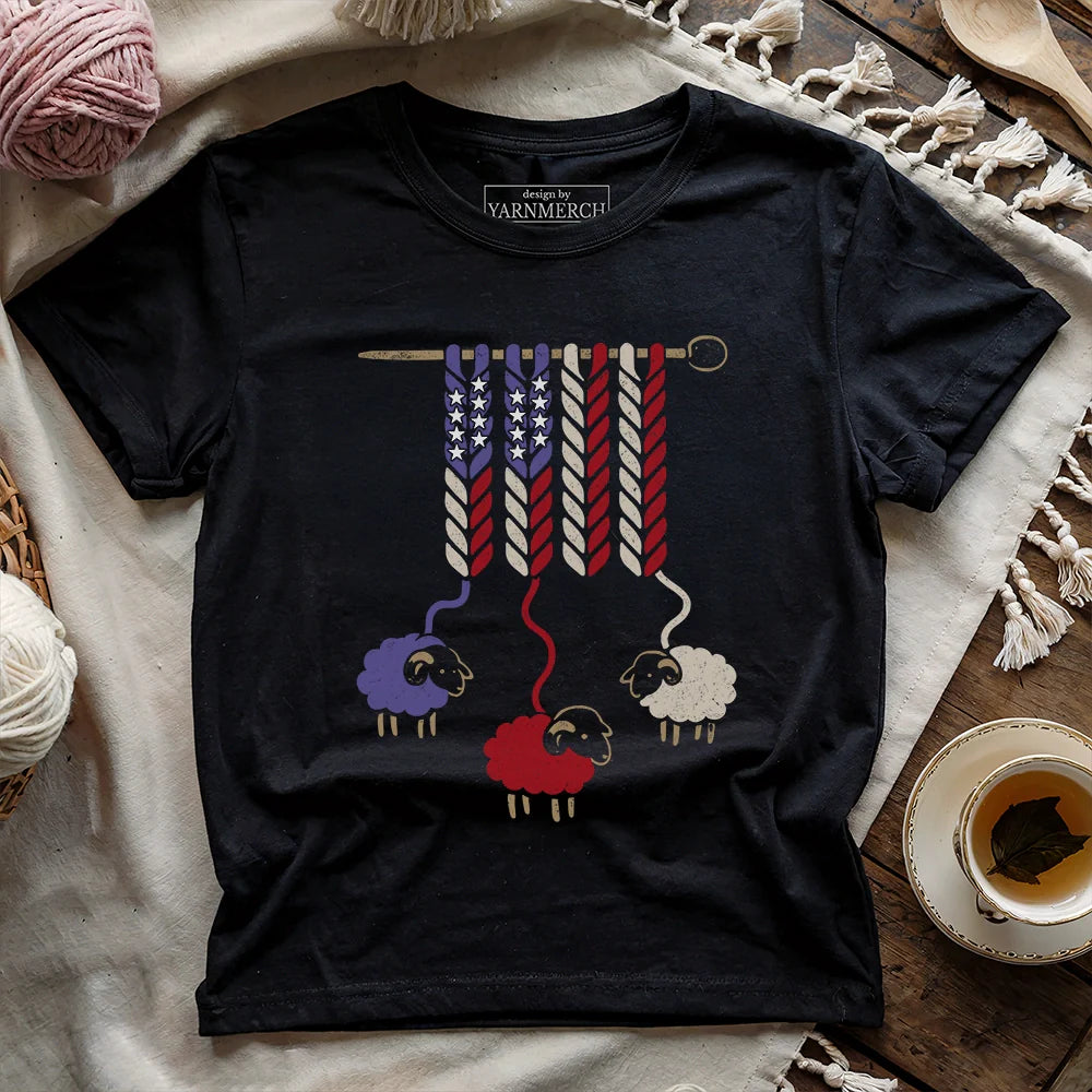 AmericaWoolT shirt black