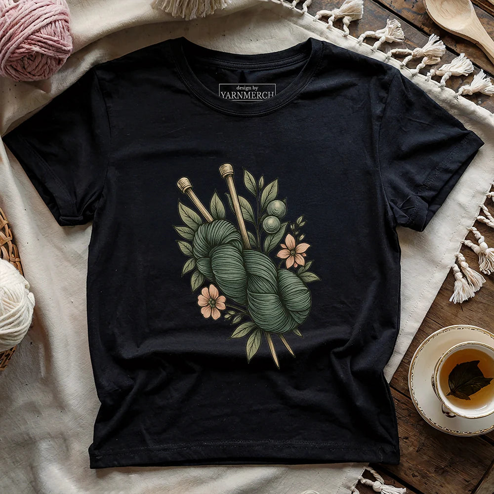 BotanicalYarnT shirt black
