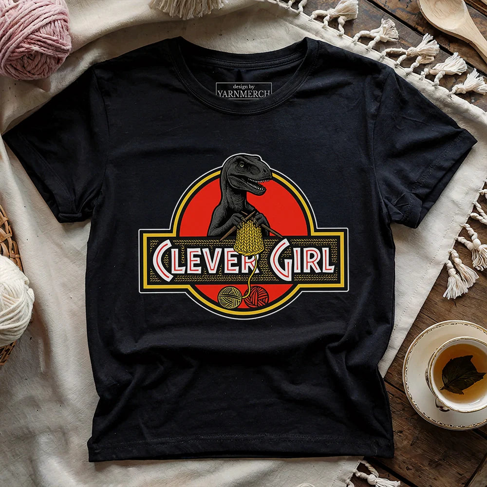 Clever_Girl_T shirt_ _black