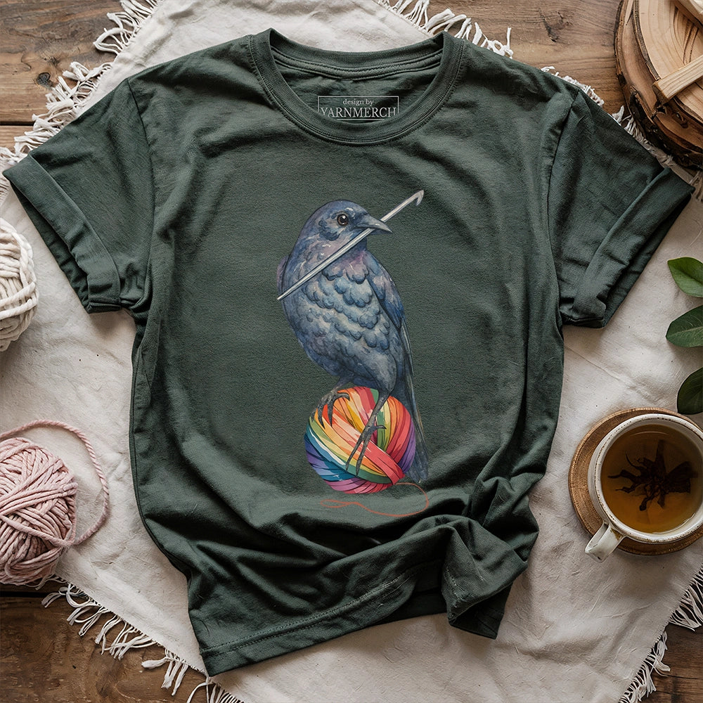 CrochetCrowT shirt forest