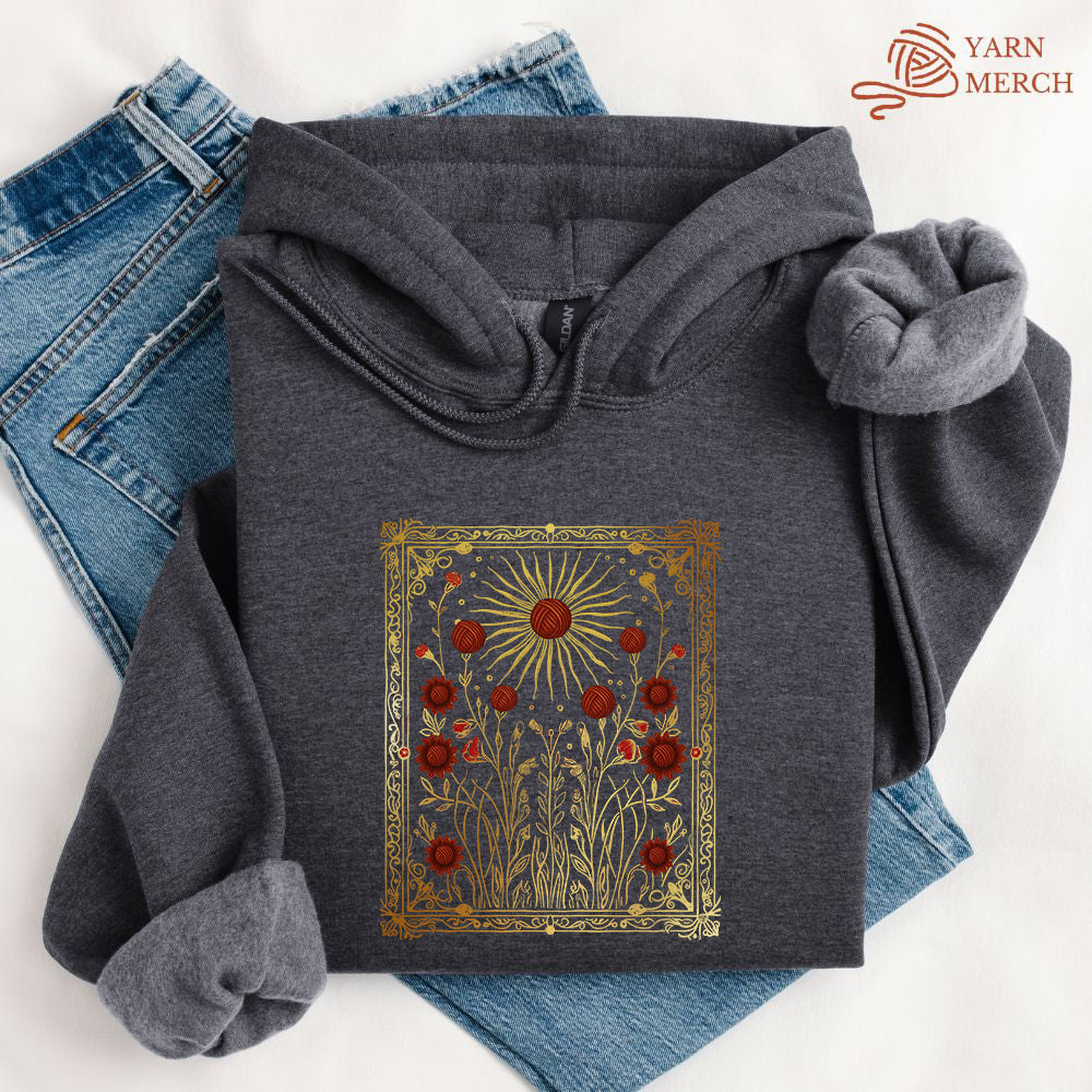 EnergyOfYarnHoodie darkheather