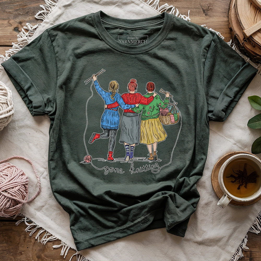 GirlsGoneKnittingT shirt forest
