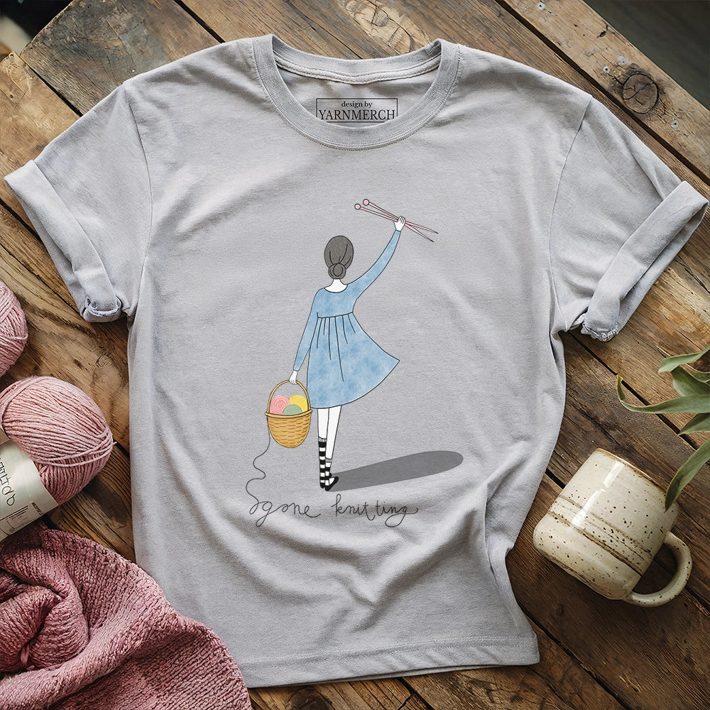 GoneKnittingT shirt athleticheather_207be29e 6a8a 4762 9652 5d16e6345b2d