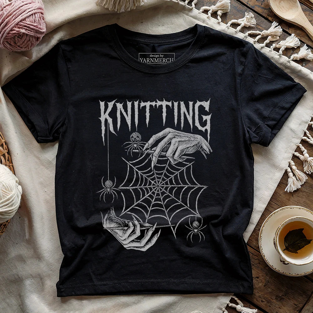 GothicKnitterT shirt black
