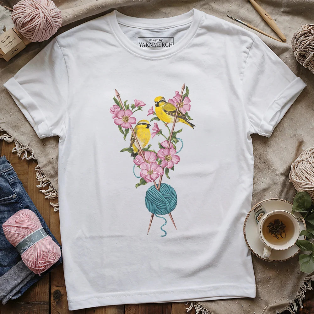 KnittingWarblersT shirt white