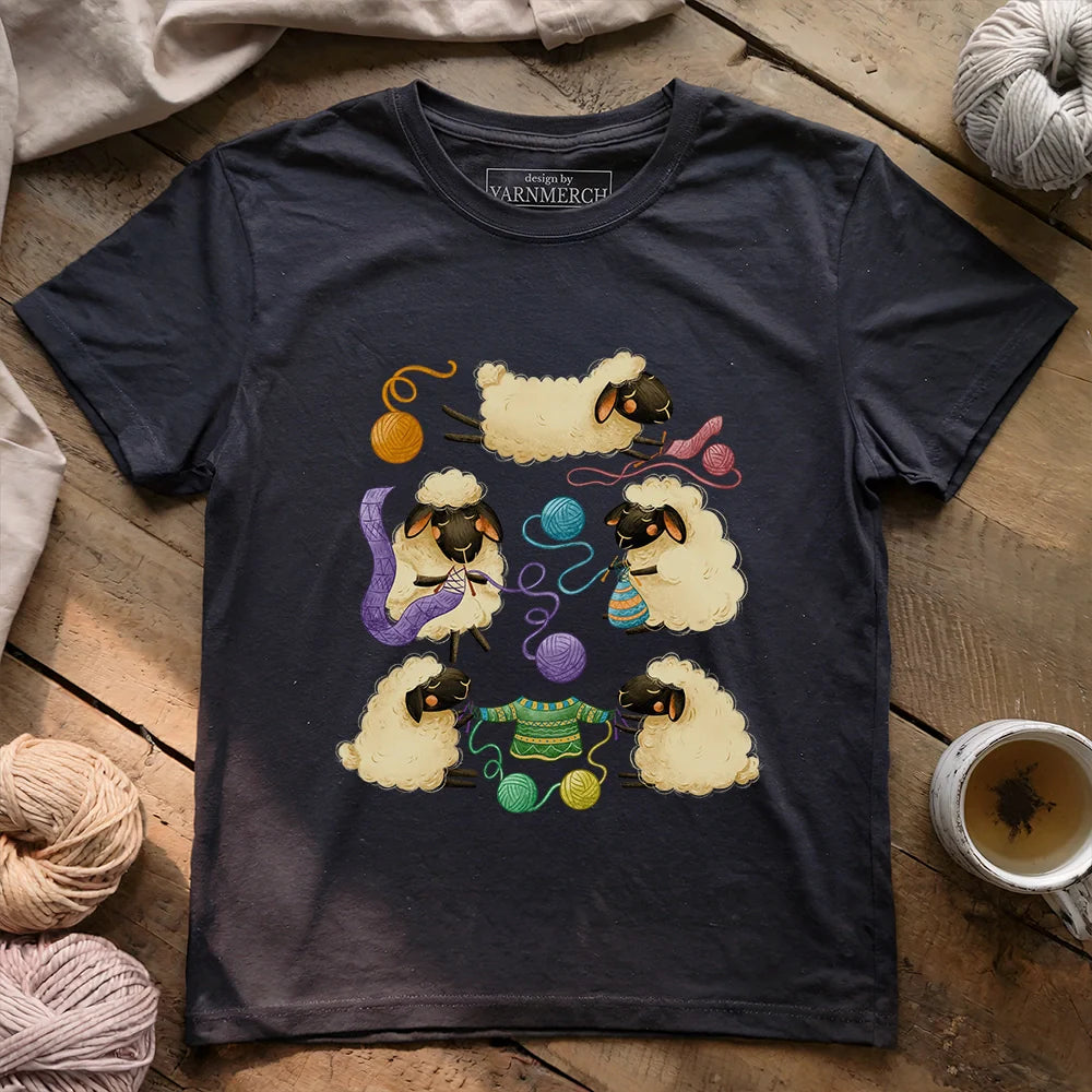 SheepKnitterT shirt darkgreyheather