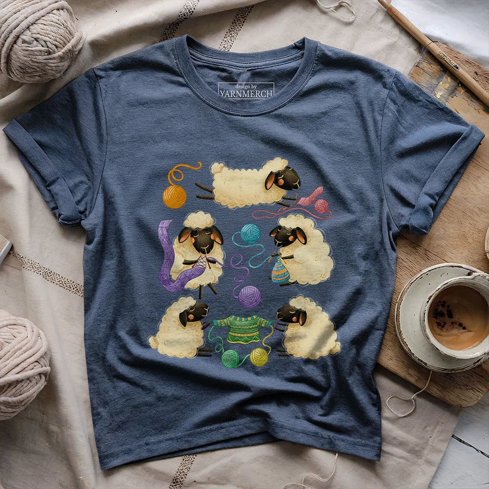 SheepKnitterT shirt heathernavy