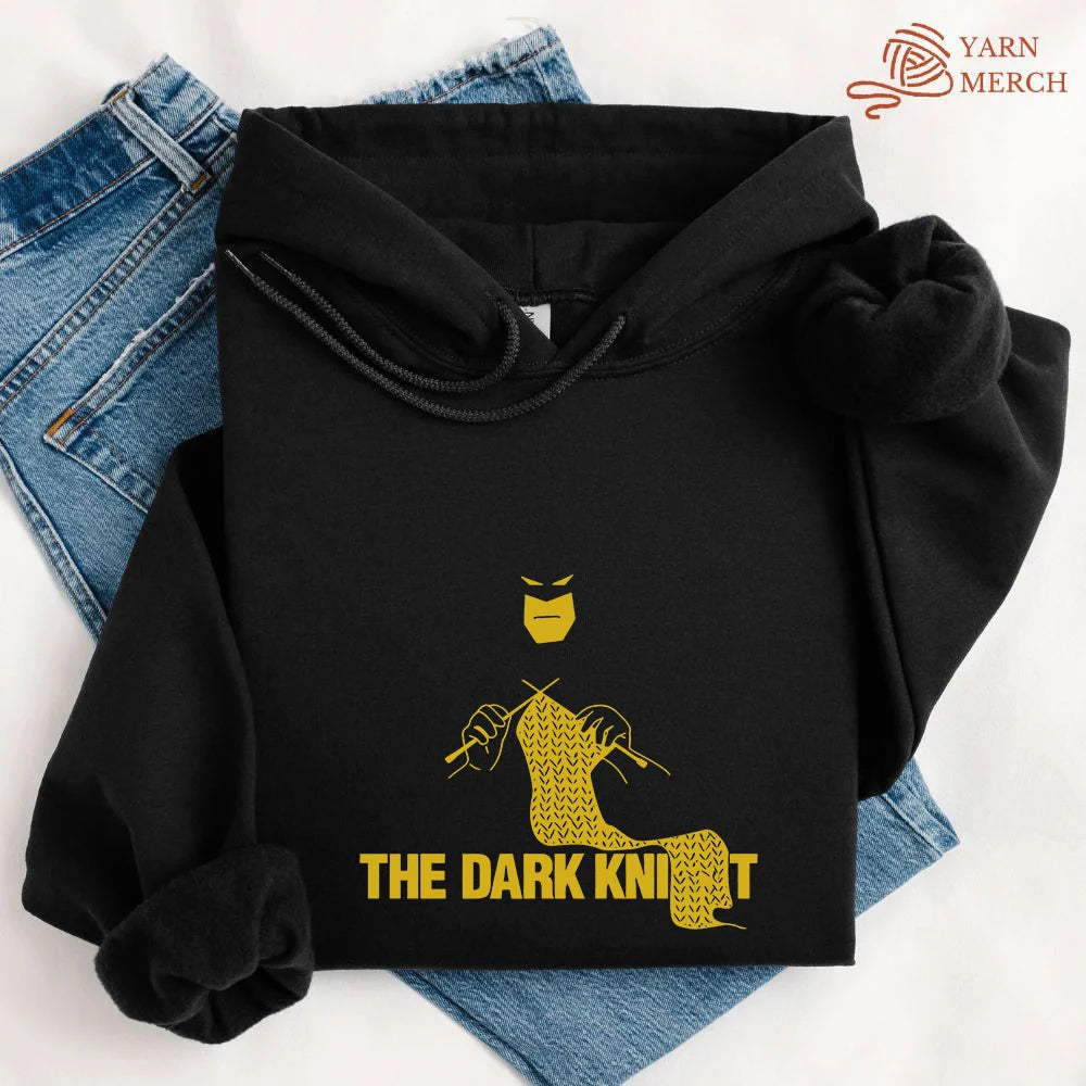 TheDarkKnitHoodie black
