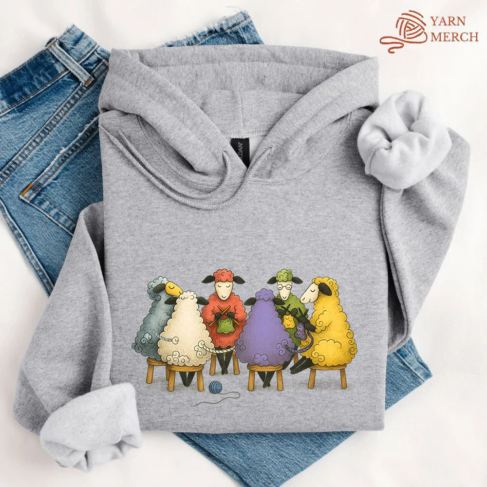 TheYarnCircleHoodie sportgrey