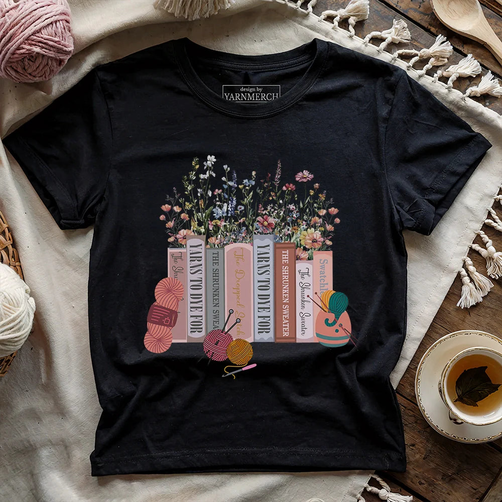 TheYarnLibraryT shirt black