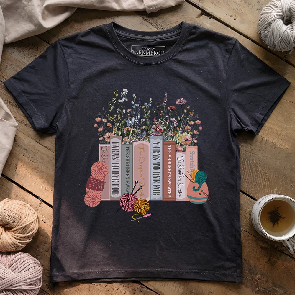 TheYarnLibraryT shirt darkgreyheather