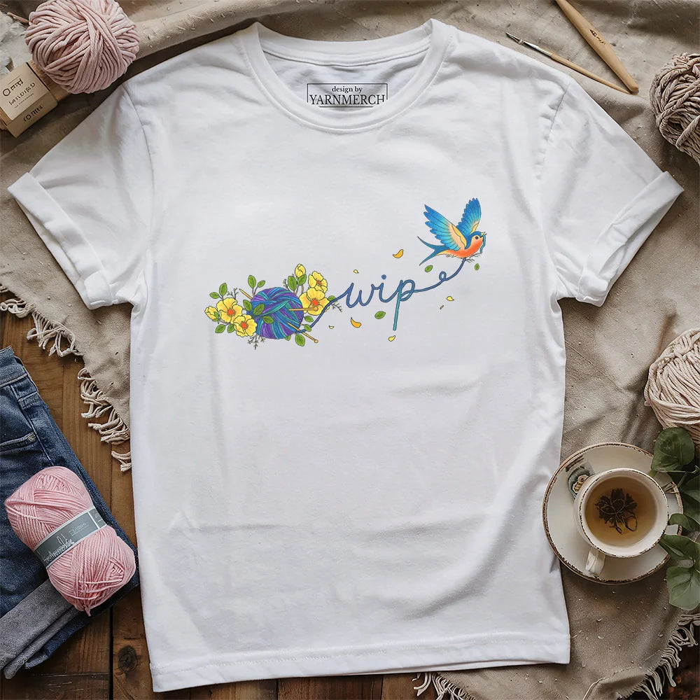 WIPWorkInProgressT shirt white
