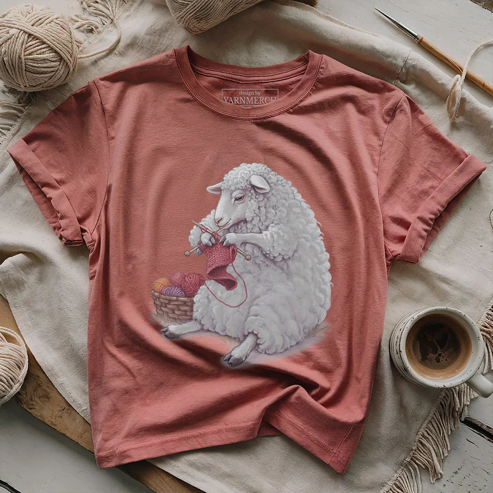 WoollyKnittingT shirt heathermauve