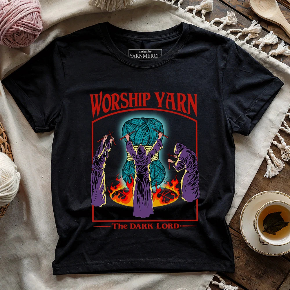 WorshipYarnT shirt black