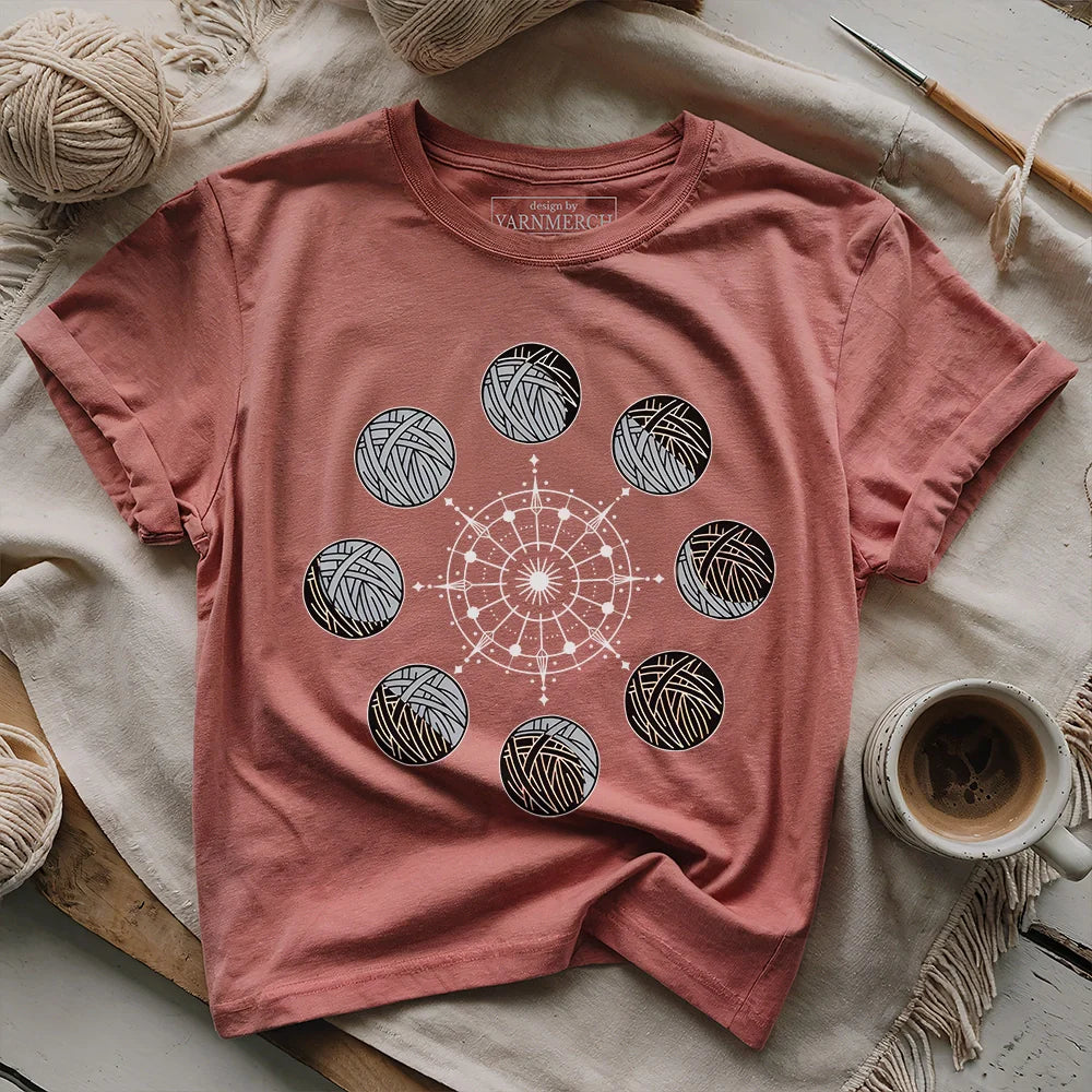 YarnPhasesT shirt heathermauve