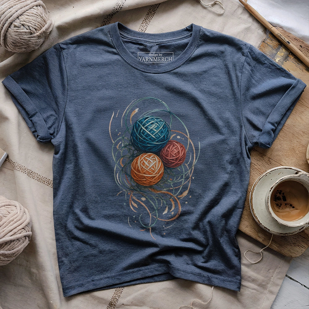 YarnstormT shirt heathernavy