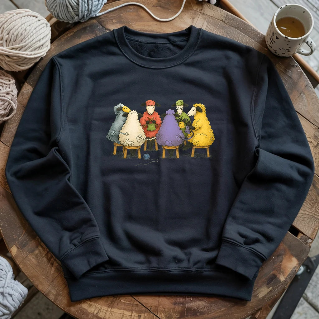 black TheYarnCircleSweatshirt