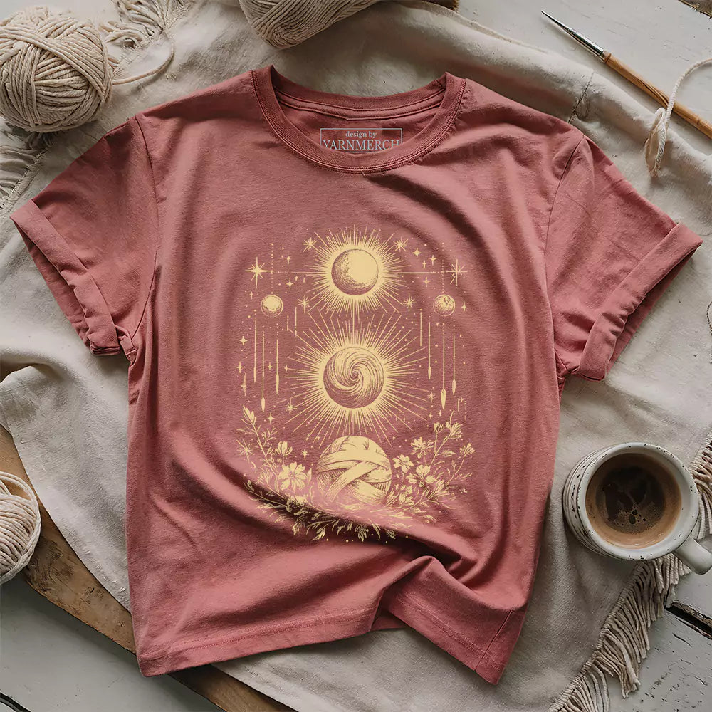 bohemian yarn t shirt heather mauve