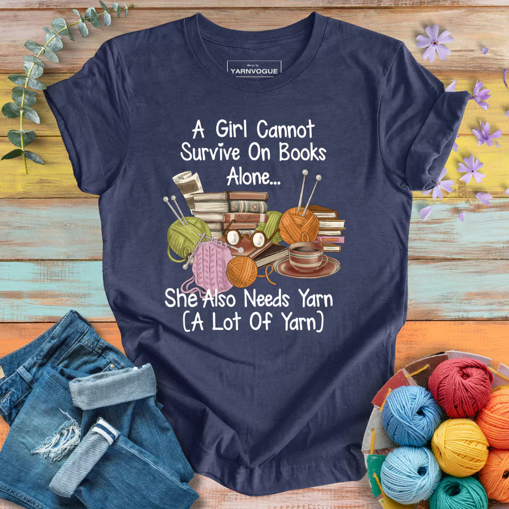 book girl heather navy