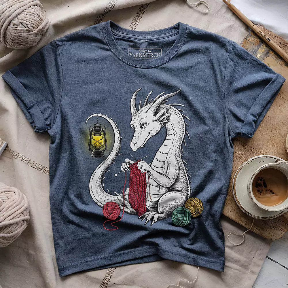 dragwool t shirt heather navy