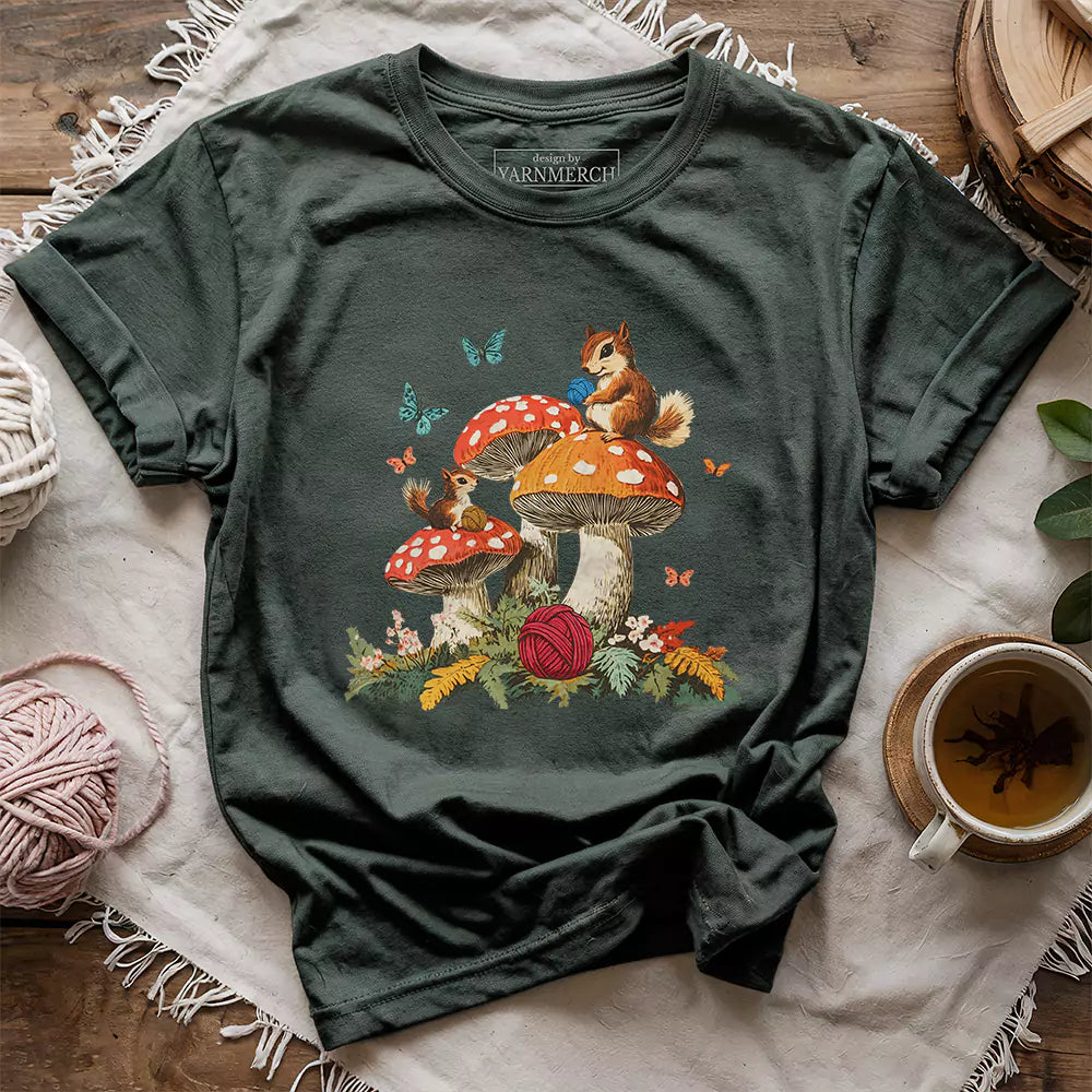 enchanted yarn forest t shirt forest