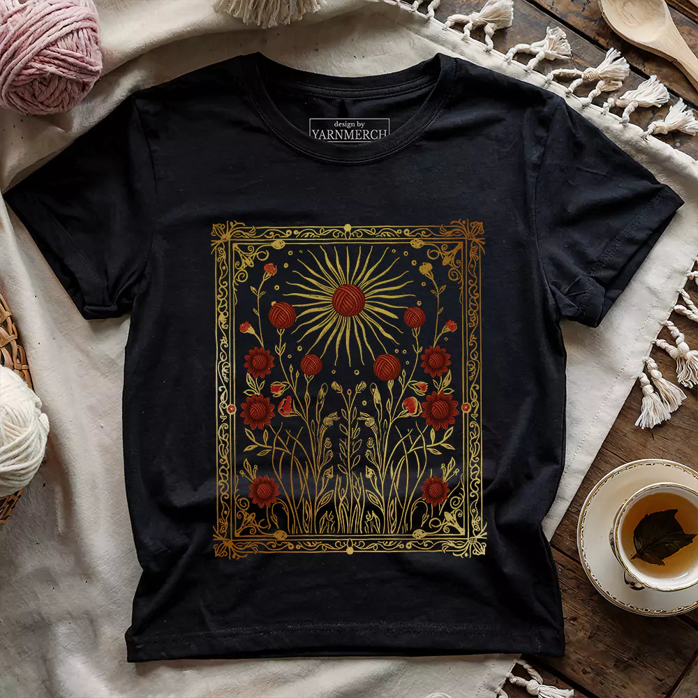 energy of yarn t shirt black