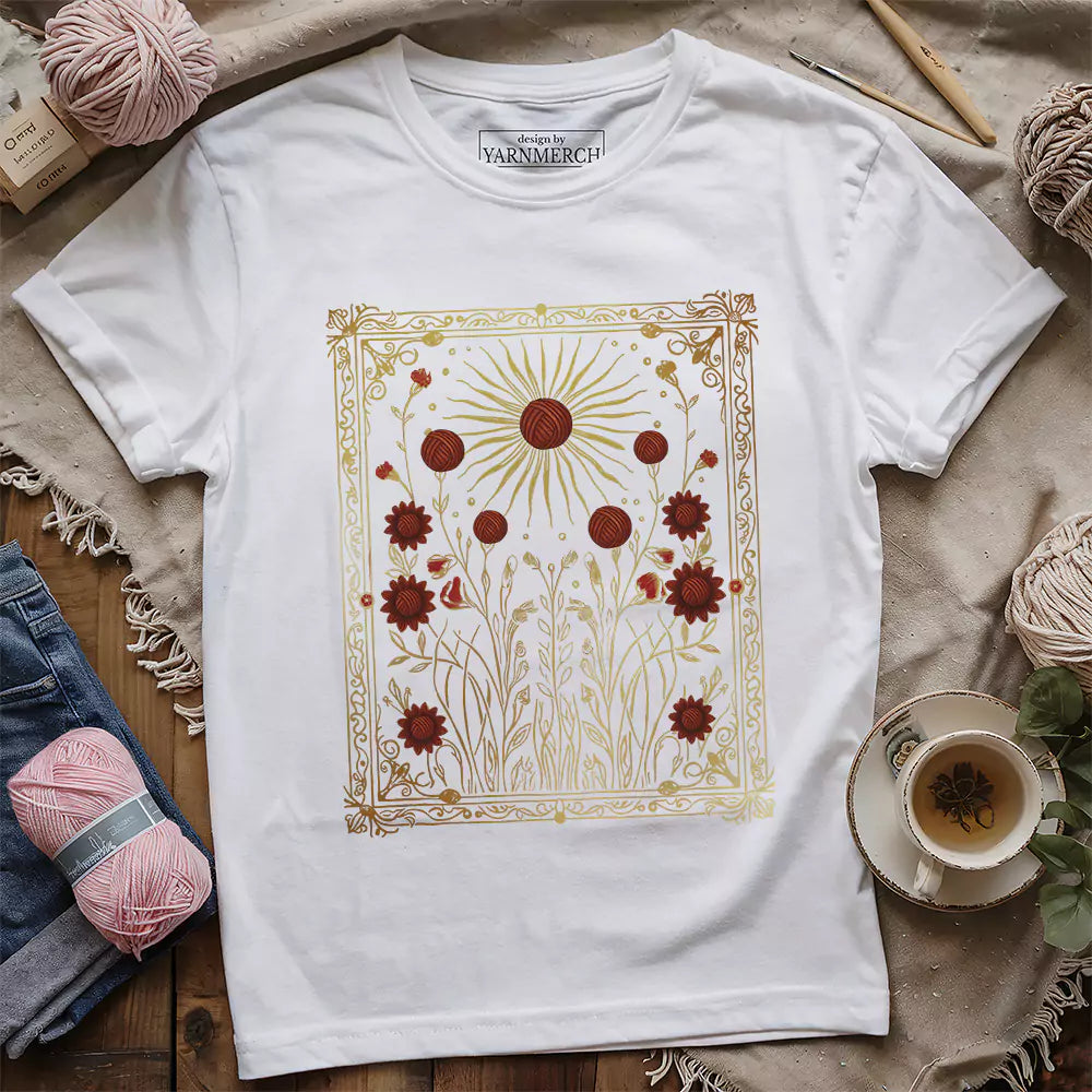 energy of yarn t shirt white