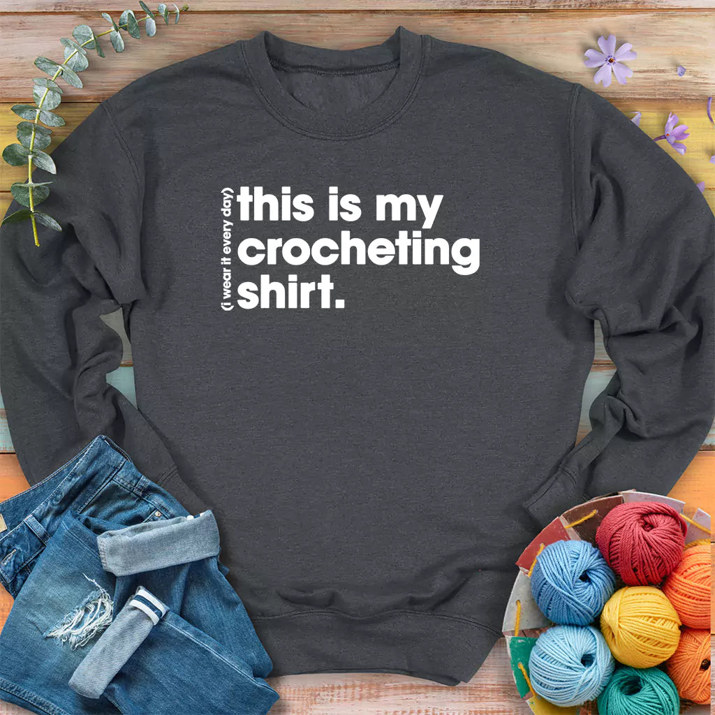 everyday crocheting dark heather