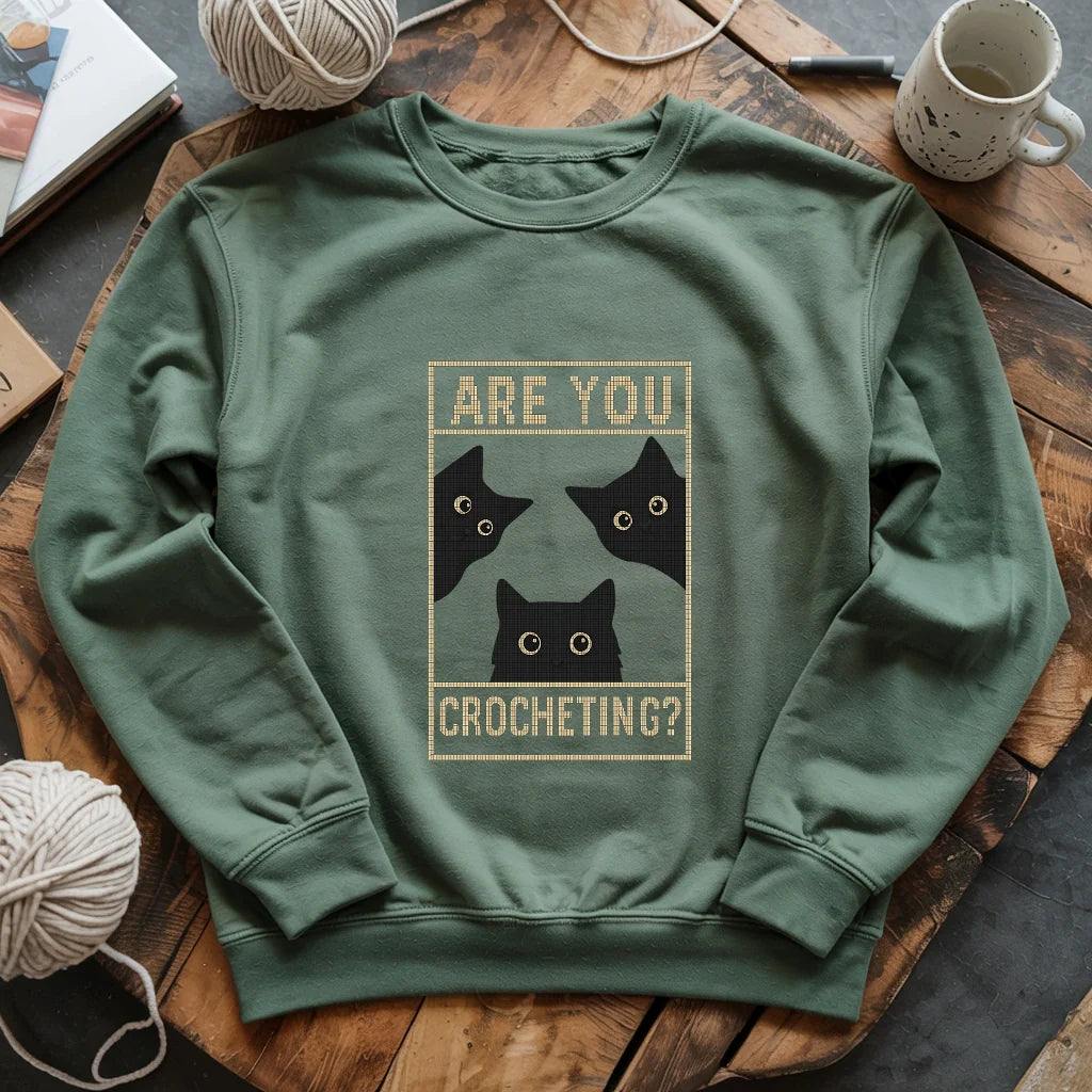 forest AreUCrochetingSweatshirt