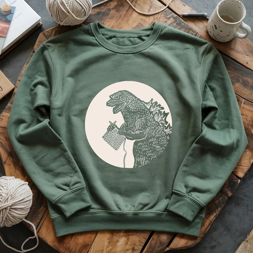 forest KnitzillaSweatshirt