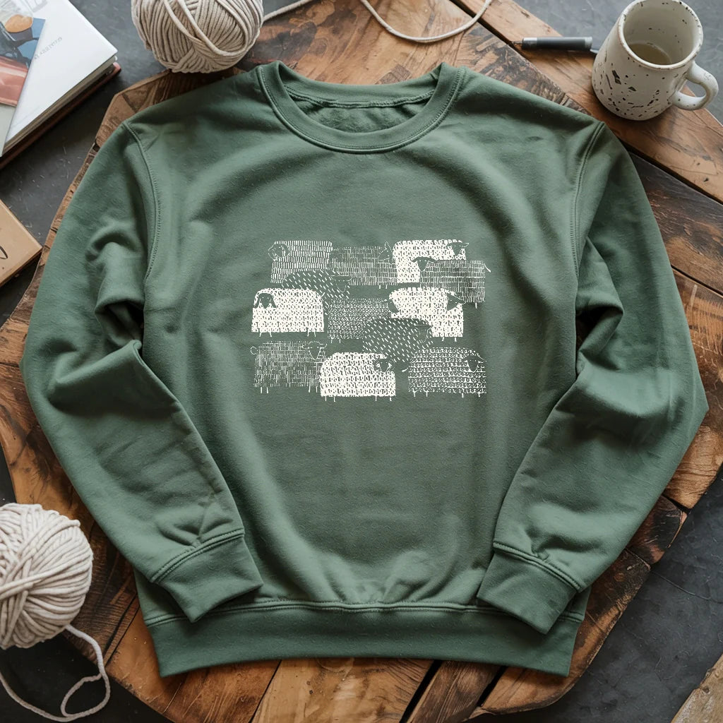 forest SheepHappensSweatshirt