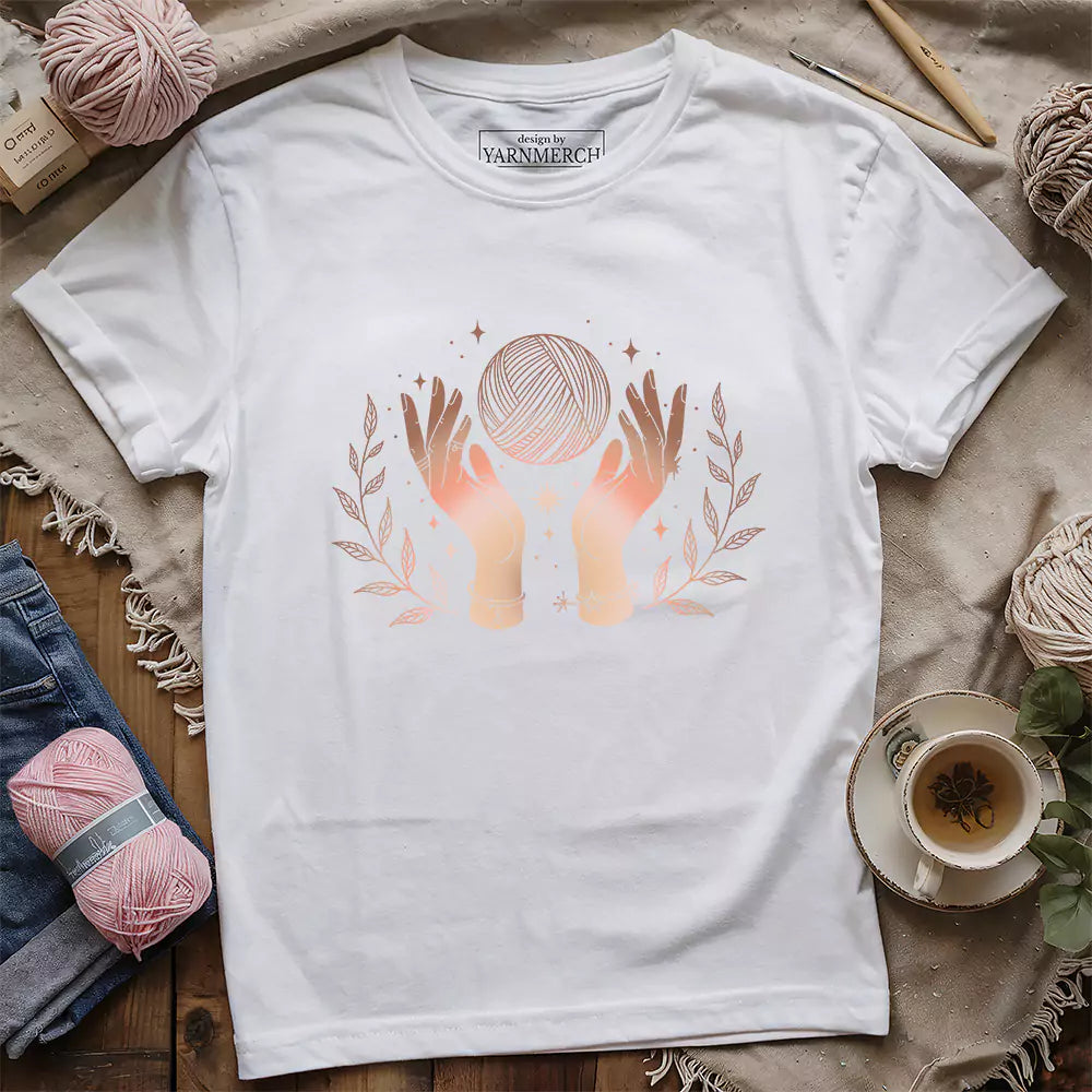 glowstitch t shirt white