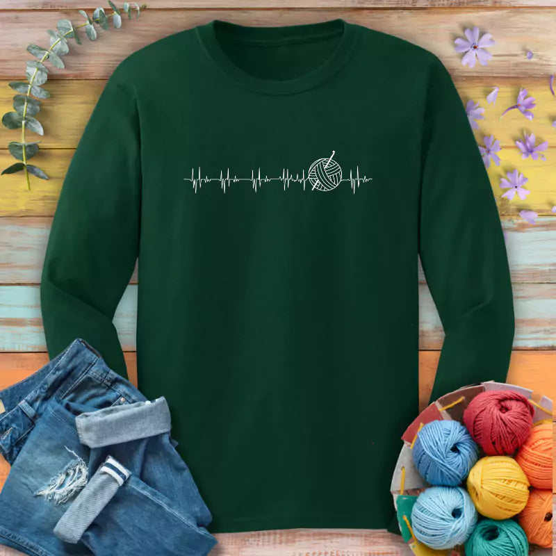 heartbeat long sleeve forest