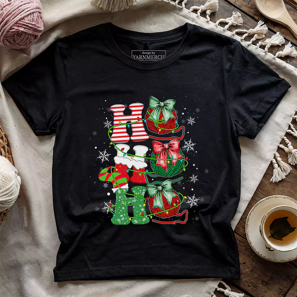 ho ho ho t shirt black