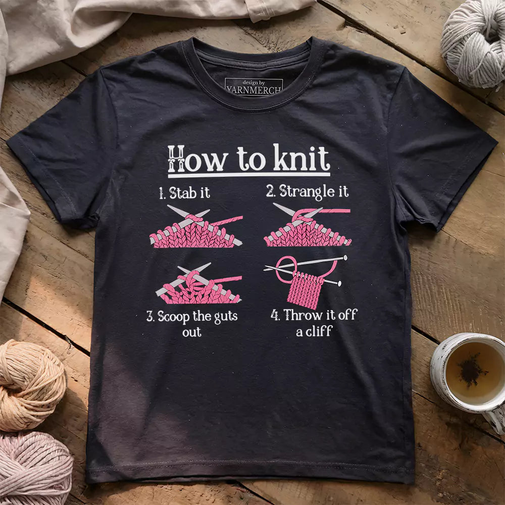 how to knit t shirt dark grey heather