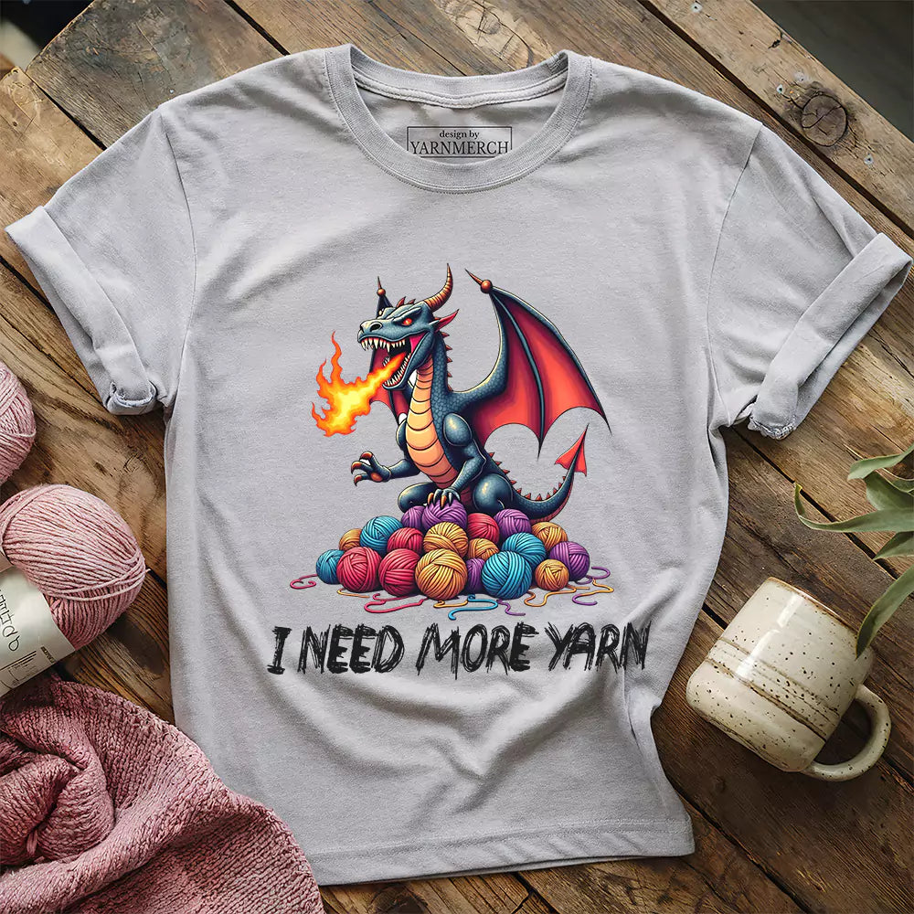 i need more yarn t shirt athletic heather