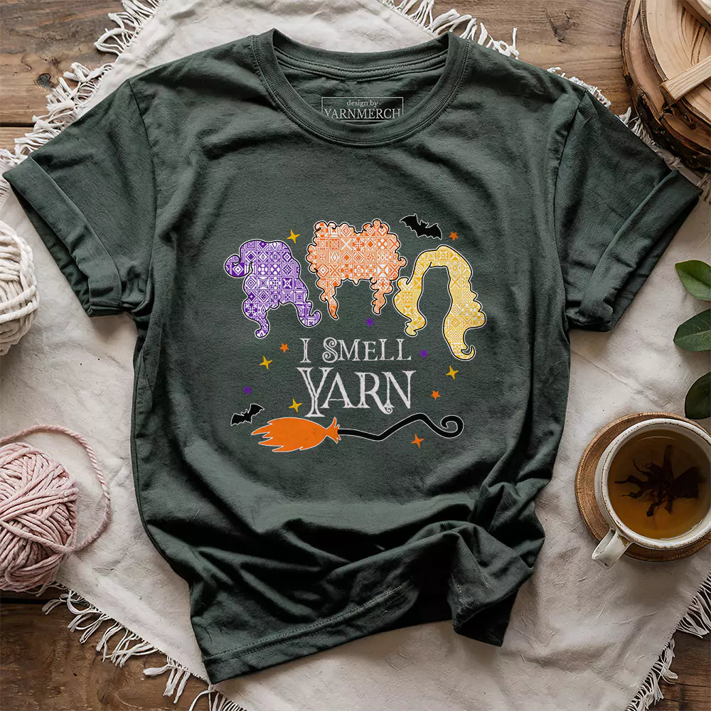 i smell yarn t shirt forest
