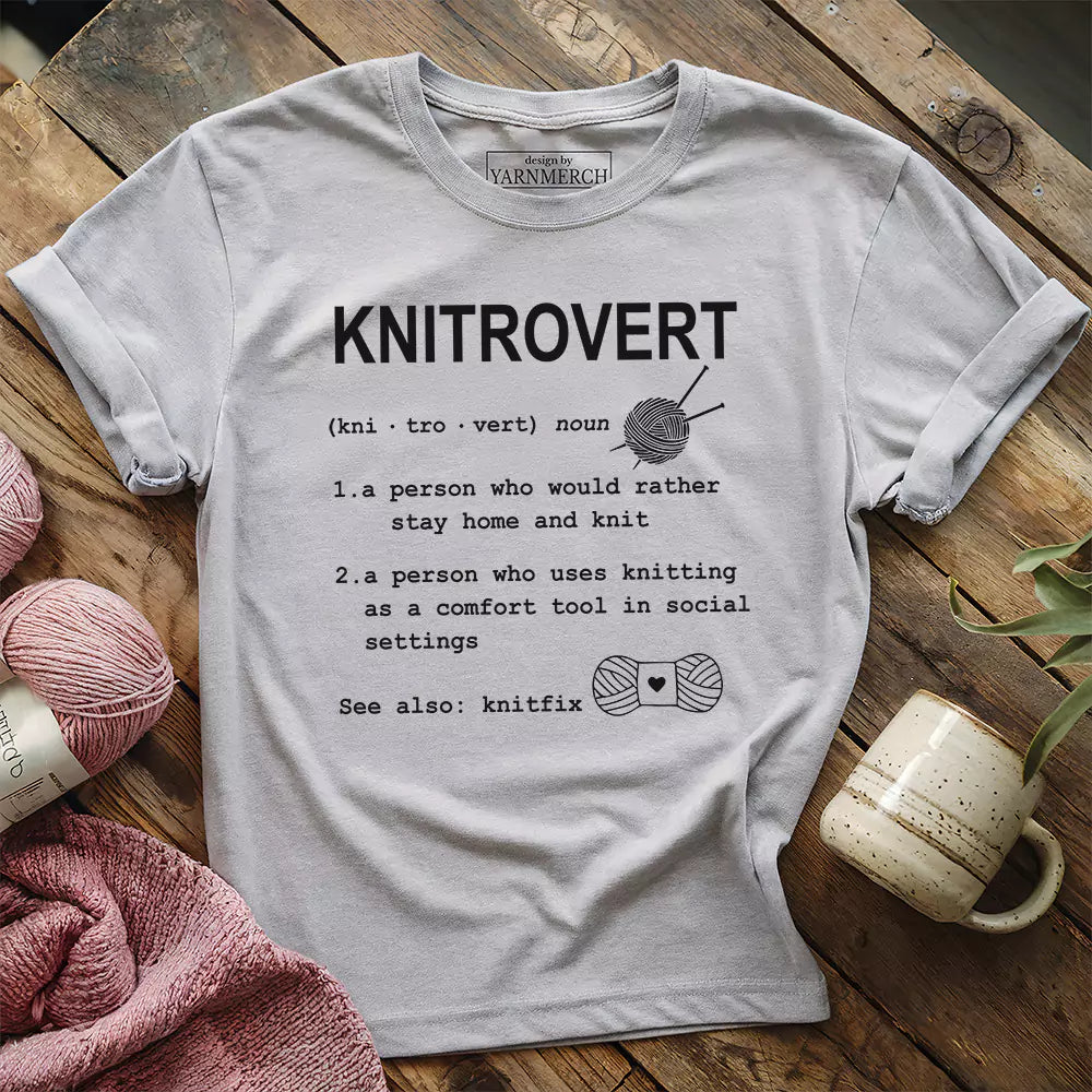 knitrovert t shirt athletic heather