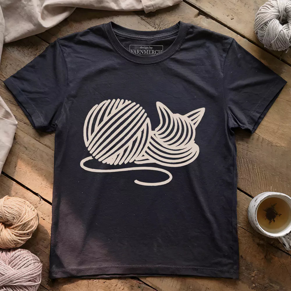 knitten t shirt dark grey heather