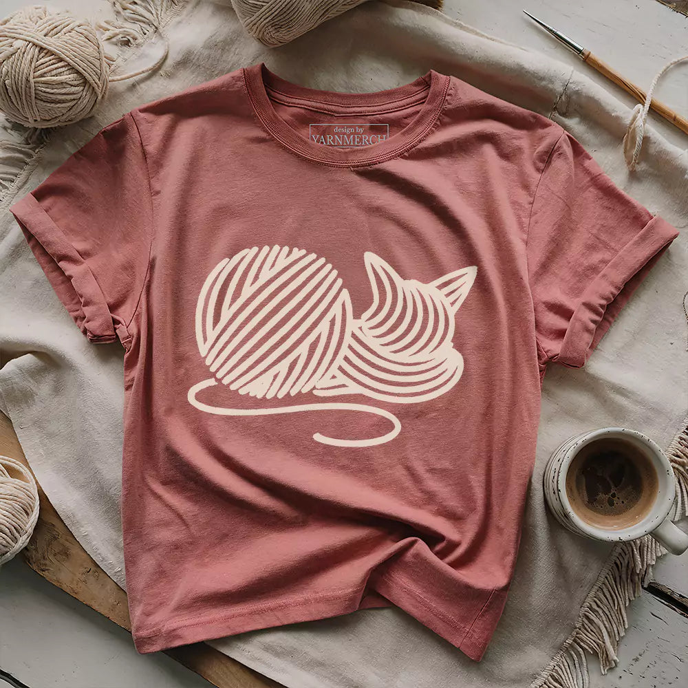 knitten t shirt heather mauve