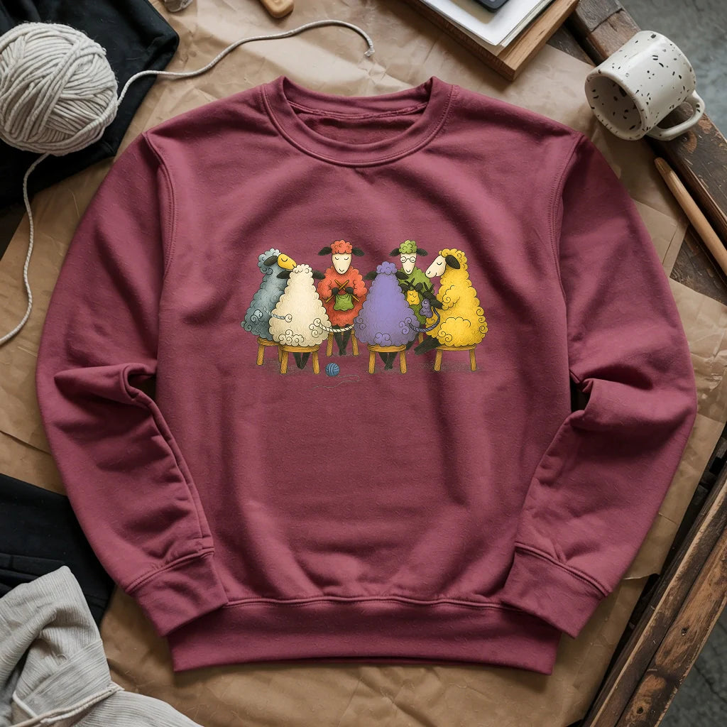 maroon TheYarnCircleSweatshirt