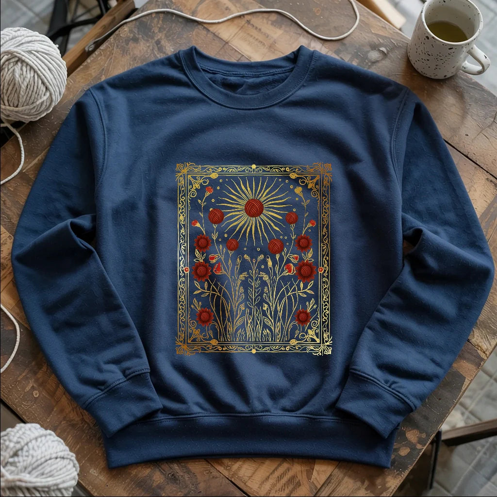 navy EnergyOfYarnSweatshirt