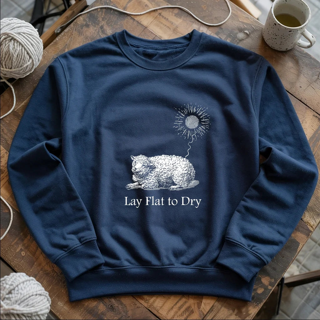 navy LayFlatSweatshirt