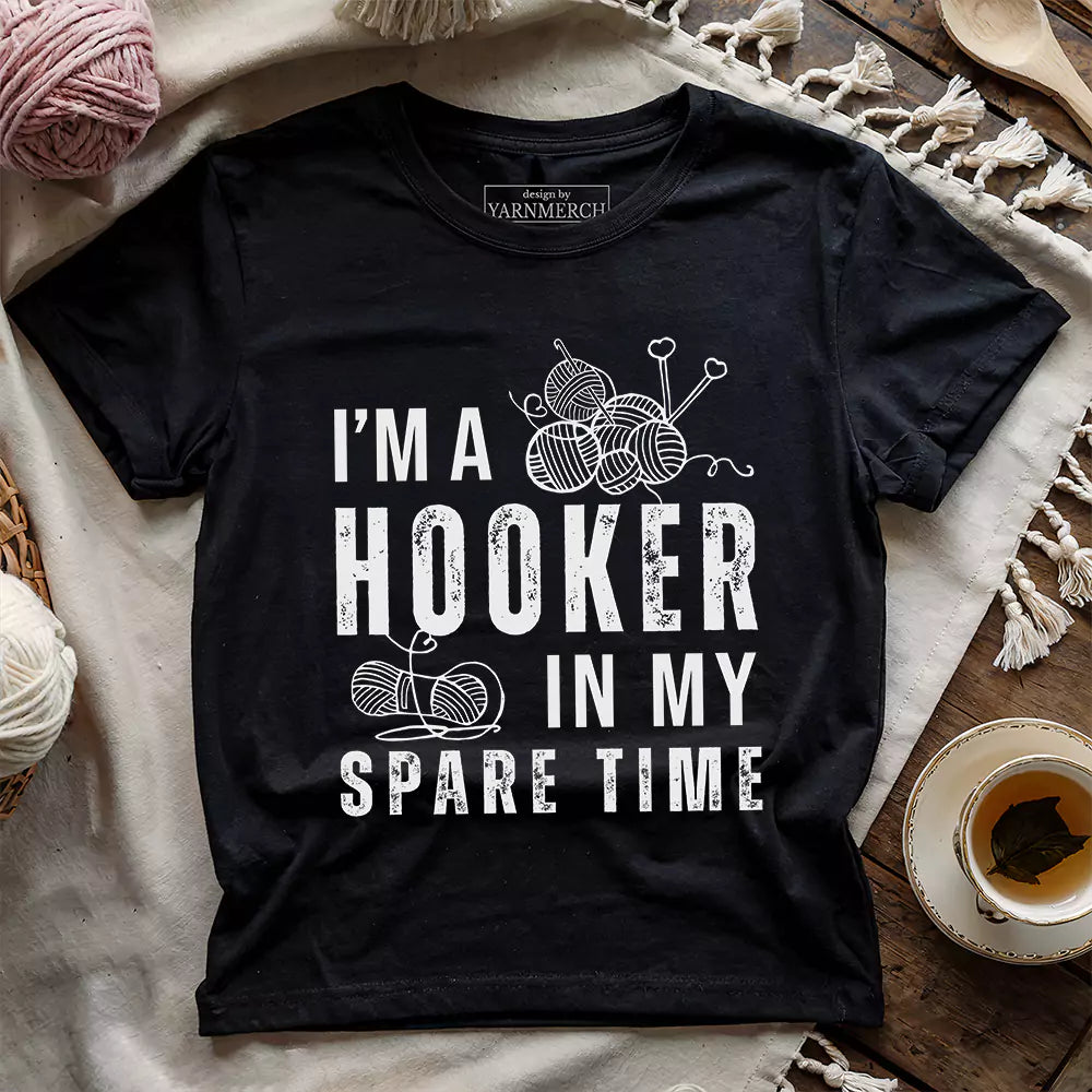 part time hooker t shirt black