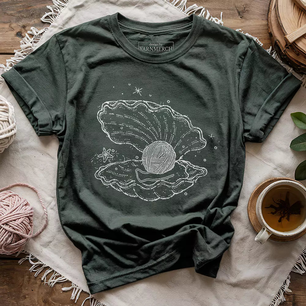 pearl purl t shirt forest