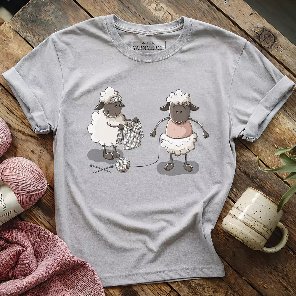 ship knitter t shirt athletic heather