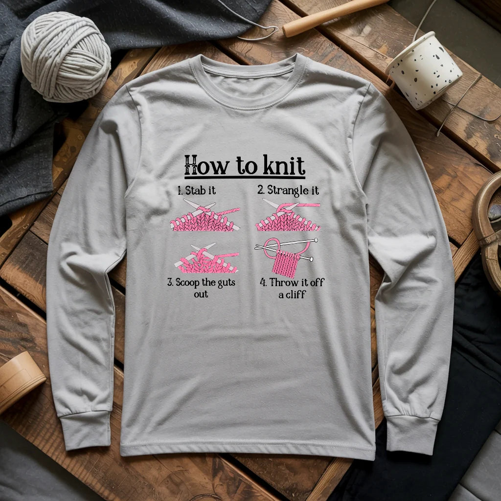 sportgrey HowToKnitLongSleeveT shirt