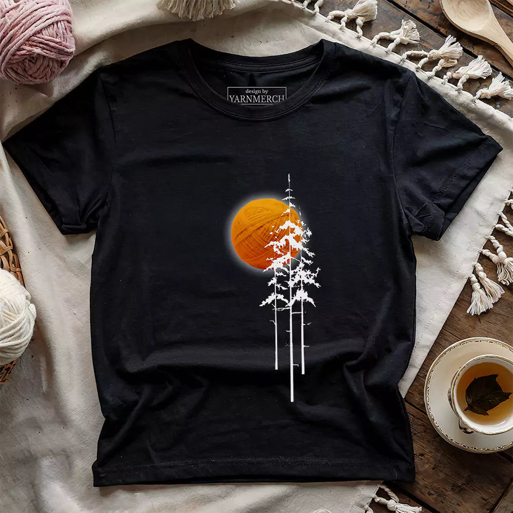 stitching twilight t shirt black