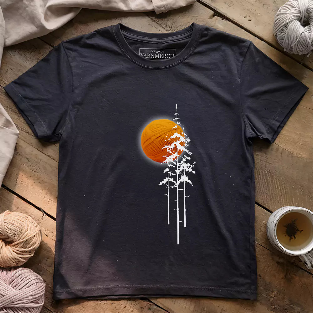 stitching twilight t shirt dark grey heather