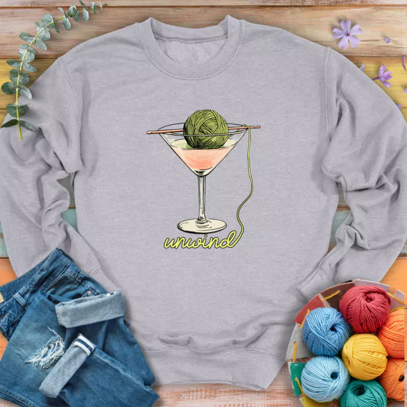 unwind sweatshirt sport grey